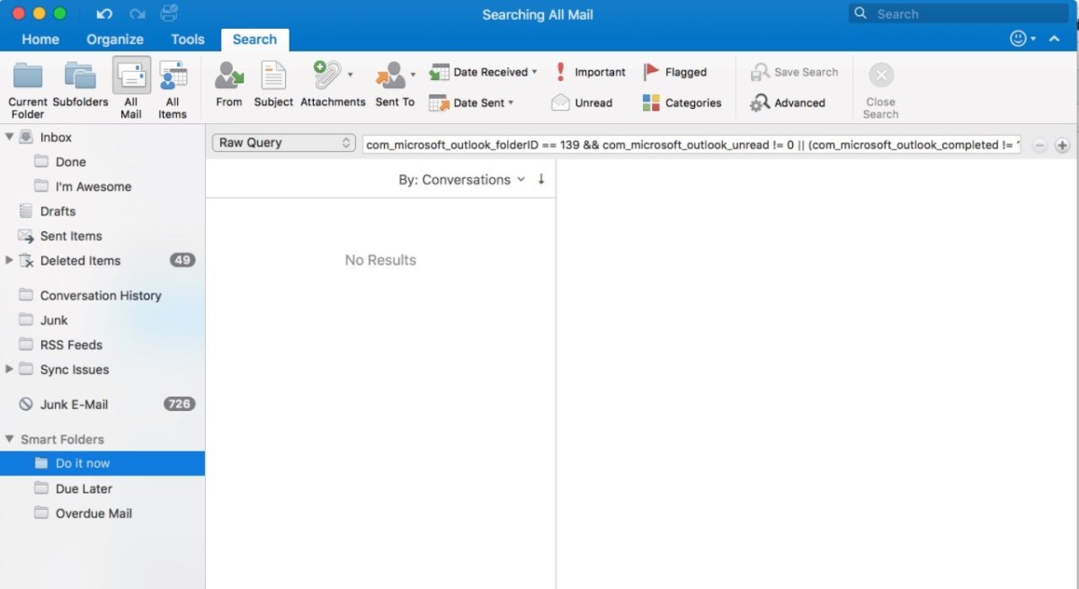 Outlook 365 For Mac Smart Folder Unread Mail